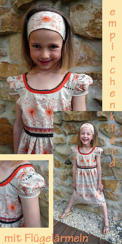 empirchenkleid mit flgelrmelchen