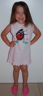 aus einem Designer-Shirt: Sommerkleid fr Lilli