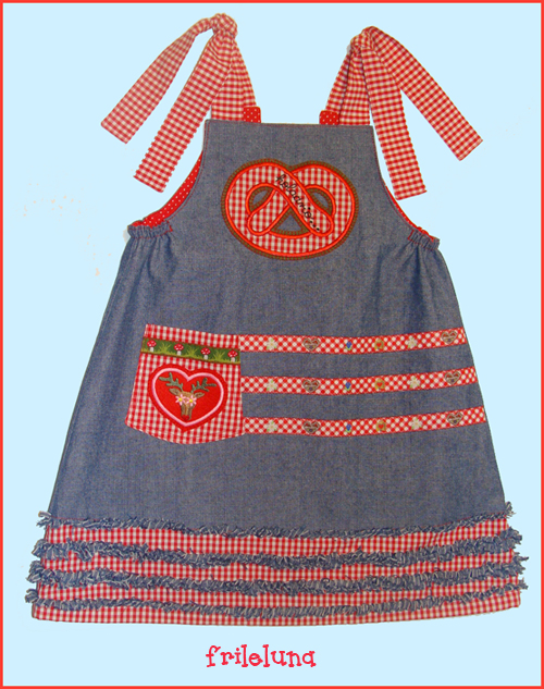 Jeans-Kleidchen ...
