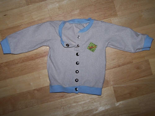 Jacke aus der Taufkombi...