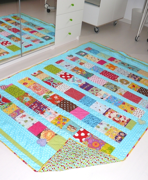 Eine Patchworkdecke...