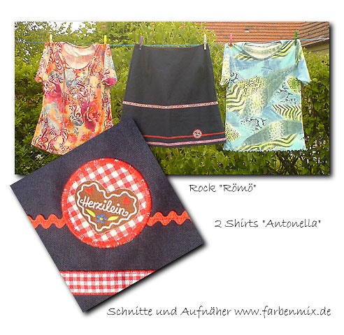 ein Rm und zwei Shirts