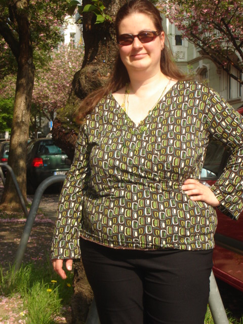 Wickelbluse