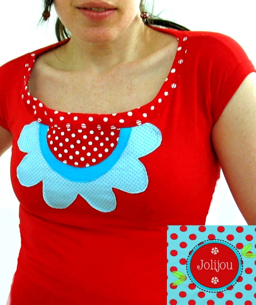 Damen-Shirt mit keckem U-Boot...