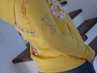 eine gepimpte Sweatjacke...