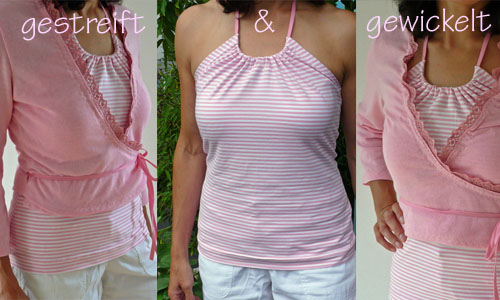 gestreift & gewickelt