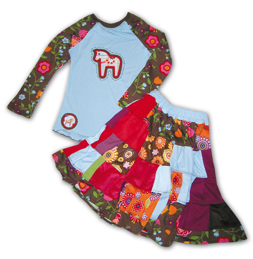 twirly-rock und zoe-shirt