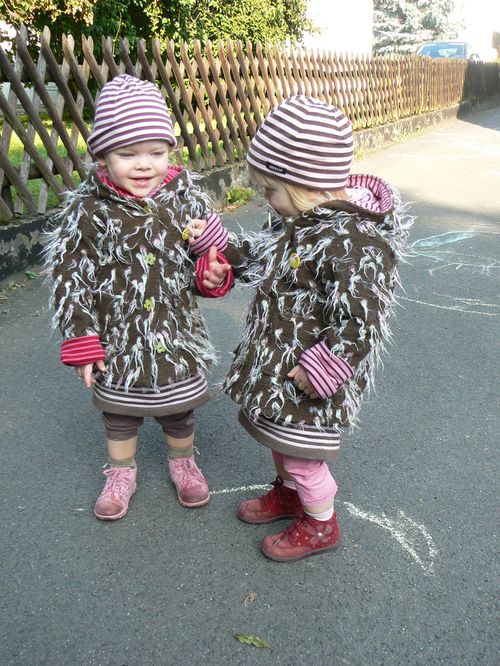 Sind das zwei bunte Yetis...