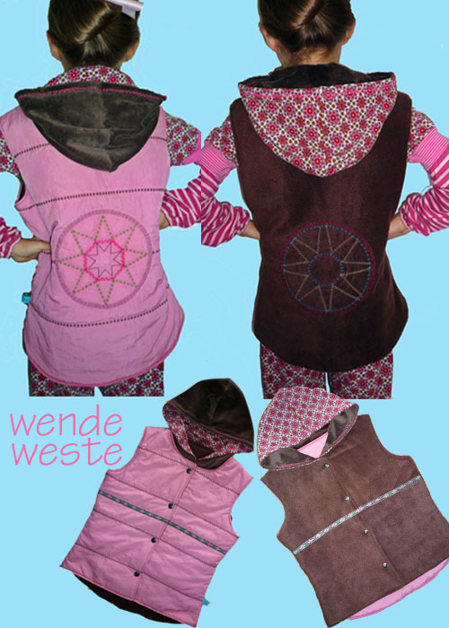 Sternchen-Reste-Wendeweste