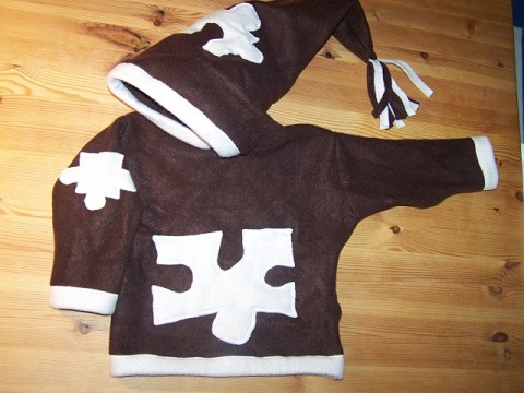Puzzle-Fleece-Pulli