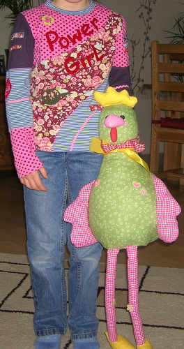 Amelie und Frau Huhn