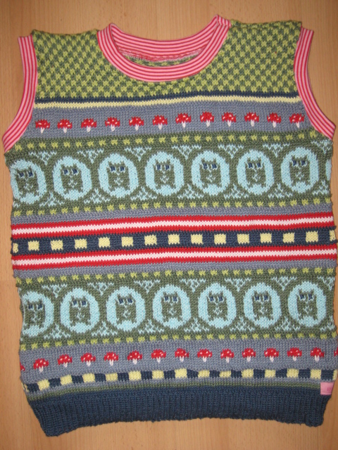 Eulen-Strickpullunder
