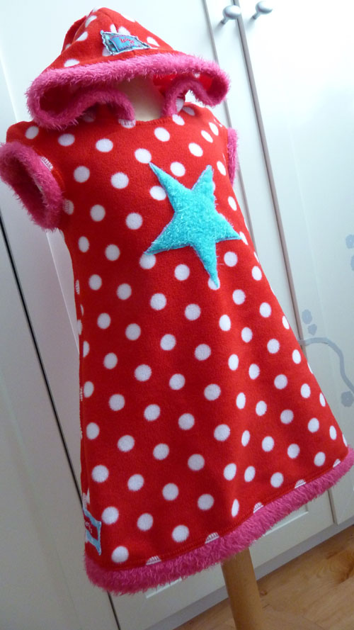 ..♥ kuschelwarme Punktefleece Amelie♥ ..