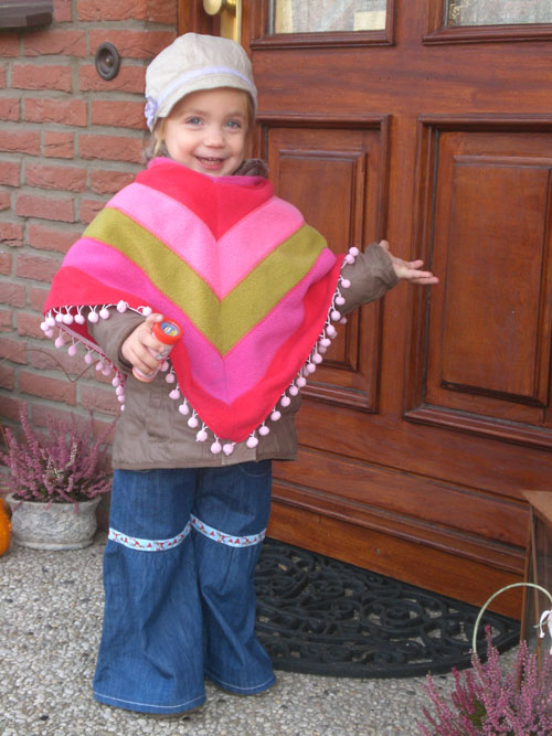Herbstlicher Poncho