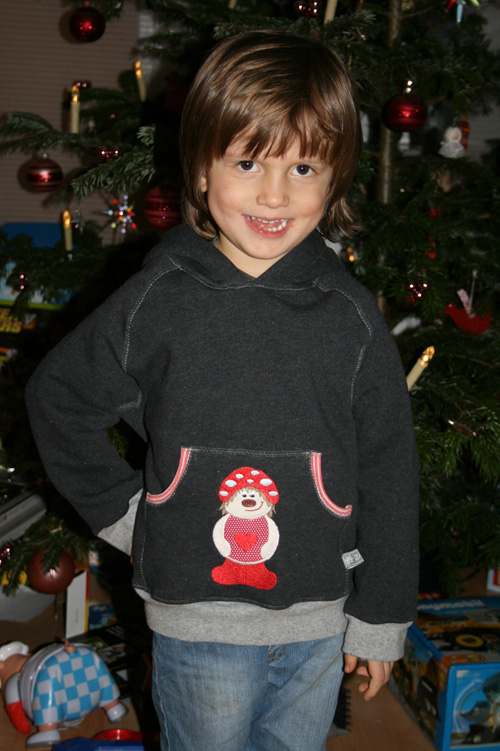 Wichtel Sweatshirt von vorne