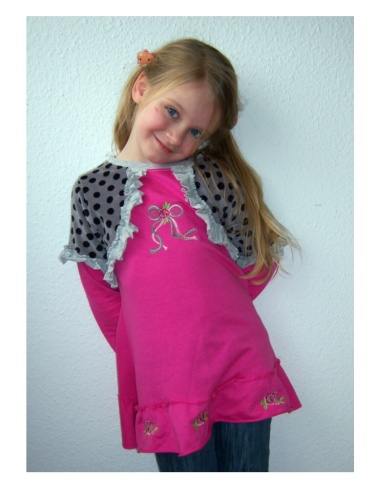 Shirt mit eingebauten Bolero