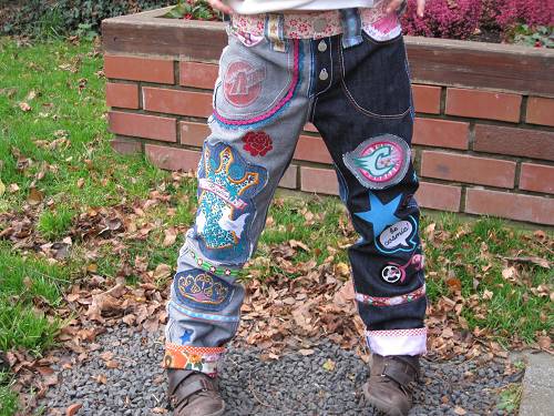 Robernita Glitzerblumen Mix Hose...