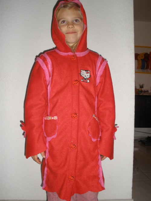 Linda mit Hello Kitty Doublefleece