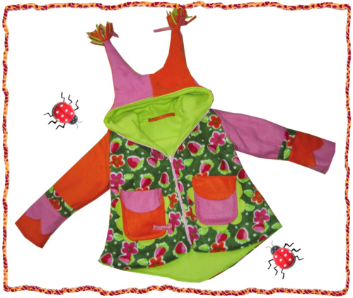 Erdbeerige Zipfeljacke