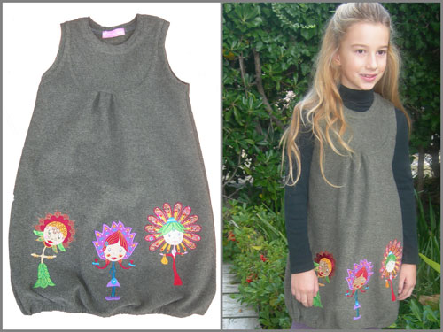 eine Tunika-Kleidchen
