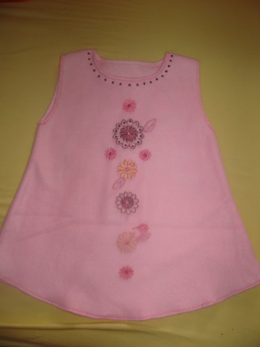 Fleecekleid fr die Schwester