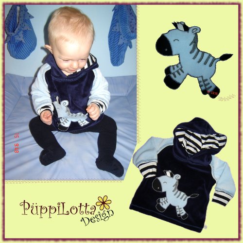 Ein Zebra-Pulli fr little Nick