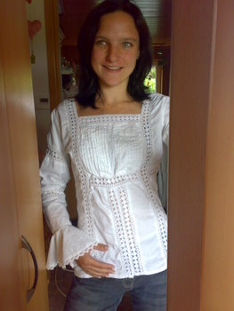 Aus XXL Bluse wird S Bluse
