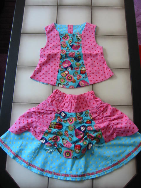 Raffrock INSA mit Blusentop