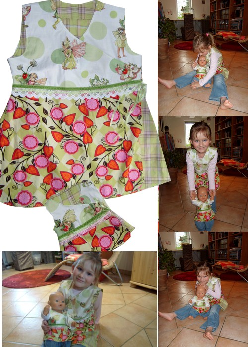 Katrin im Partnerlook....