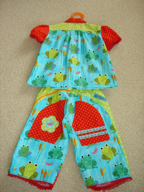 Froschkombi von hinten.