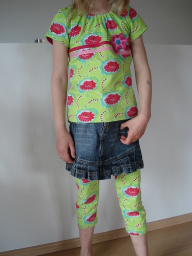 Leggings mit Flowerpower