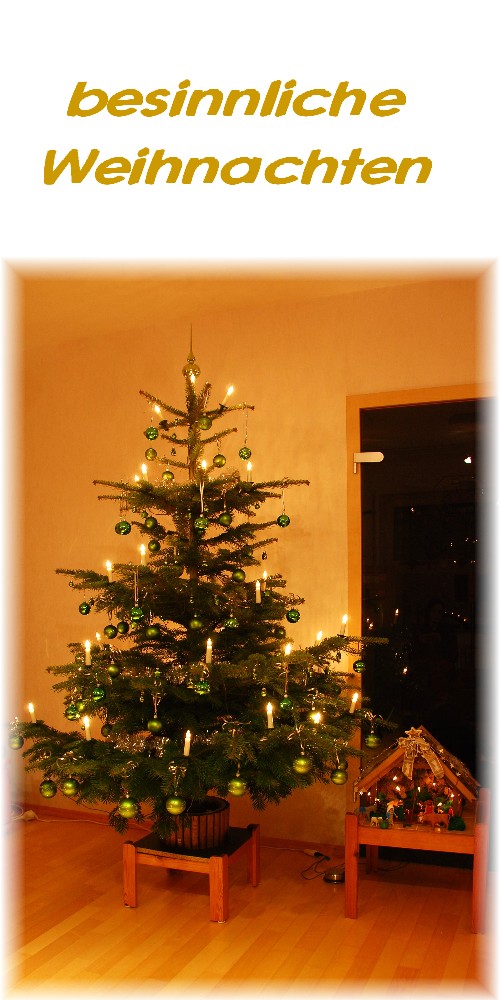 besinnliche Weihnachten + daaannnkkkeee