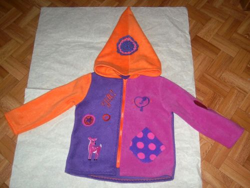 Zipfeljacke aus Fleece