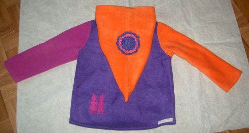 Fleecejacke von hinten