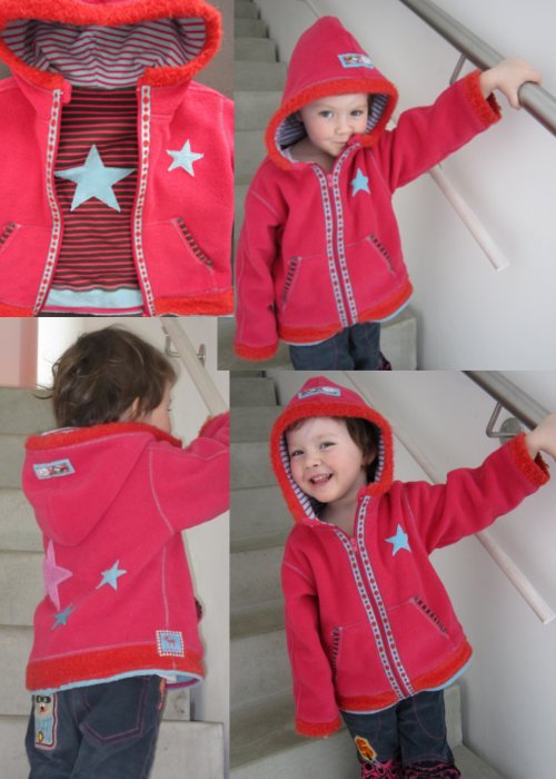 diese kuschelwarme Fleecejacke