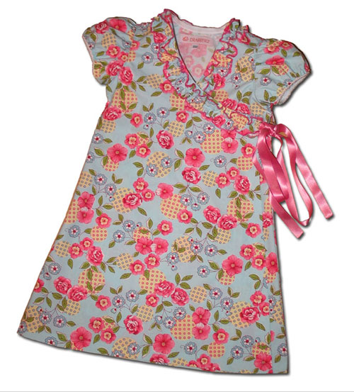 Rosen wickelkleid Roos 5011