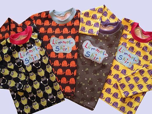 Retro-Shirts fr kleine Lmmel...