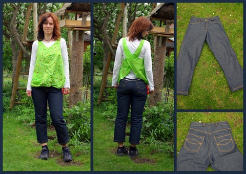 geplatzte Jeans.....