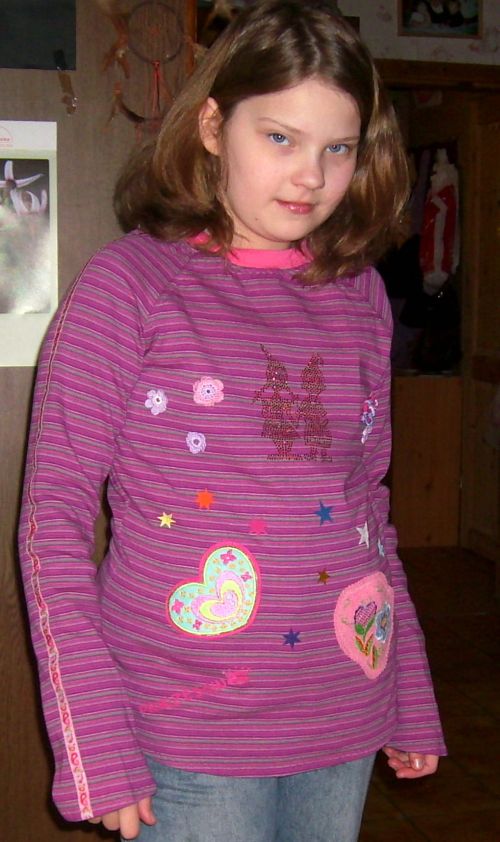 Zoe-Shirt mit viel Getddel