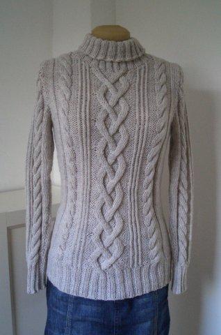 Merino Zopfmuster Pullover,