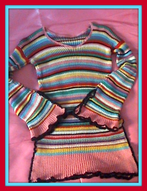 A sweater for girls.