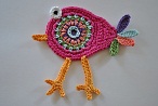 bunter Vogel