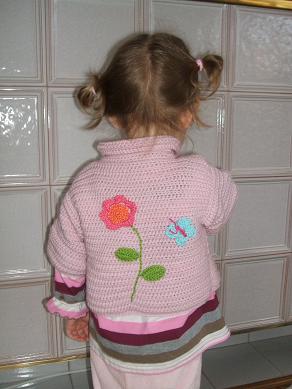 Kurzjacke von hinten