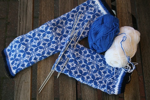 Gestrickte Stulpen Nr. 2