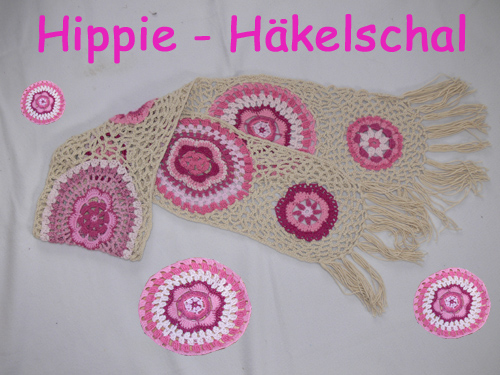 Hippie-Hkelschal