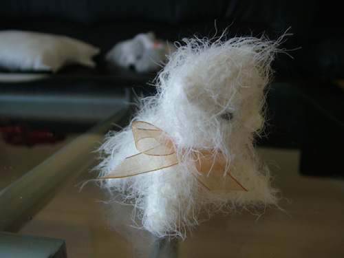 Dieses gestrickte  Ktzchen
