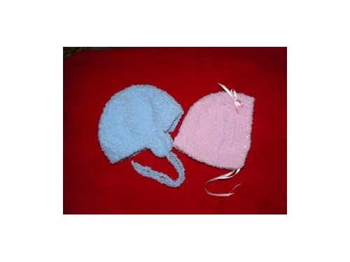 Mtze Rosa und Blau