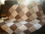 gestrickte Decke