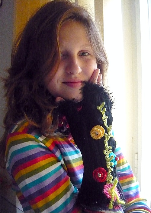 Colorful Night gloves
