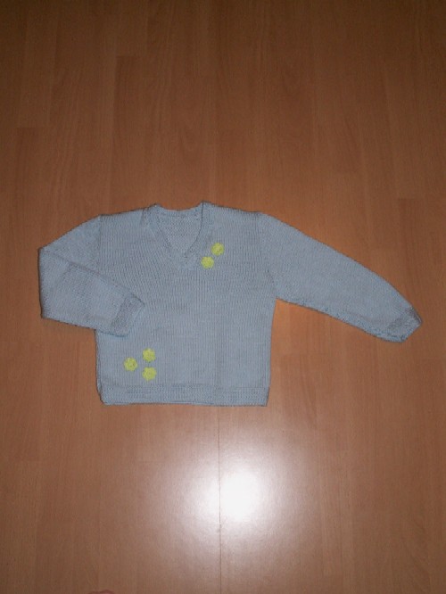 Erster Herbstpulli fr die kommende Saison